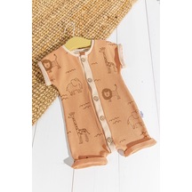 Babymod Figürlü Önden Düğmeli Erkek Bebek Tulum 001