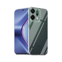 Oppo Reno 14 Kılıf Lüx Şeffaf Silikon - Şeffaf -