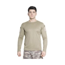 Grey Cat Delux Serisi Single Sword Bisiklet Yaka Uzun Kollu Basic&taktik Erkek T-shirt Kıyafet Stip Yürüyüş Çok Renkli