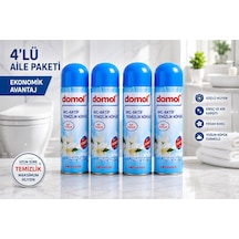 Domol Tuvalet Temizleyici Köpük 4'lü Avantaj Paketi 500 Ml X4 Ekonomik Aile Paketi