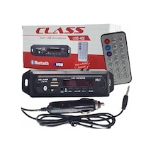 Class Usb-402 Araç için Usb-aux-bluetooh Çevirici Mikrofonlu
