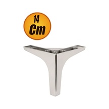 Yonca Lüks Mobilya Kanepe Sehpa Tv Ünitesi Koltuk Ayağı 14 Cm Parlak Krom Baza Ayakları Gri Tekli Ko Renkli