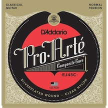 D'addario Ej45C Pro-Arté Composite. Normal Tension Takım Tel Klas