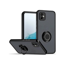 Samsung Galaxy Uyumlu A06 Kılıf Montreal Yüzüklü Silikon Kapak - Siyah İtdark41382
