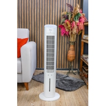 Zilan Zln1030 Air Cooler, Uzaktan Kumandalı Soğuk Su & Buz Hazneli Kule Tipi Vantilatör