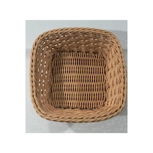 Epınox Rattan Ekmek Sepeti Kare 22 -22- 9 Cm