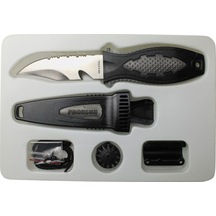 Problue Divers Knife Dalış Bıçağı Kn-65-sıl S.gri Çok Renkli