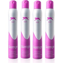 Slazenger Pembe Kadın Parfüm Sprey Deodorant 4 x 150 ML