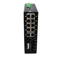 Yönetilebilir L2+ Endüstriyel Poe Switch 8 X 10/100/1000t Ieee802.3af/at Poe+ Port P-130902
