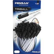 Pensan Trıball Tükenmez Kalem Siyah 60'lı Stand
