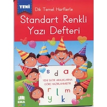Standart Renkli Yazı Defteri