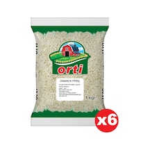 Orti Osmancık Pirinç 1 Kg x 6 Paket.