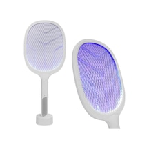 Ayt Asonic As-a25 1200mah 3000v Çıkış Uv Işıklı Şarjli Katlanabilir Askılı Raket Sinek Öldürücü Sivrisinek Cız Mor Işık