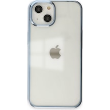 Newface - 131 - Apple iPhone Uyumlu 14 Plus Kılıf Element Silikon - - Ece-umay - Sky Blue