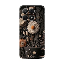 Xiaomi 15t Pro Kılıf Boutique Baskılı Resimli Kahve Çiçek Pcode -095