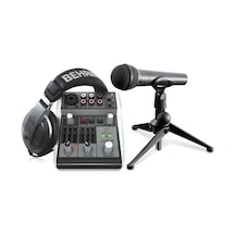 Behringer Podcastudıo 2 Usb Mikser. Mikrofon ve Kulaklıklı Usb
