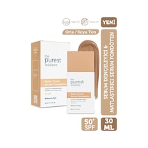 The Purest Solutions Sebum Dengeleyici & Matlaştırıcı Serum Fondöten SPF 50+, 30 ml – Orta / Koyu Ton