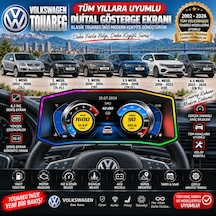 Volkswagen Touareg 2002-2026 Model Uyumlu Harici Digital Gösterge Odb Ekran Arıza Göstergesi Turbo Gösterge Hayalet Ekran