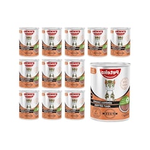 Somonlu Pate Yetişkin Kedi Maması 400 Gr X 12 Adet Sağlıklı Seçim