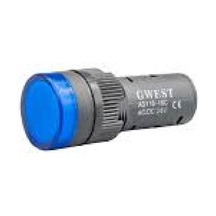 Gwest Ad116-16c-220-mv ,mavi-220v M16 Sinyal Lamba