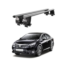 Royal Toyota Avensis 2009-2011 Uyumlu Gri Kilitli Ara Atkı Port Bagaj Tavan Barı