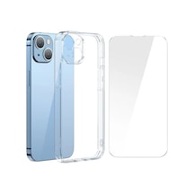Baseus Superceramic Series İphone 14 Plus 6.7 Koruyucu Cam Kılıf+full Tempered Ekran Koruyucu Set- 5775 Mh-hs1928-4934