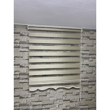 Bambu Krem Renk Zebra Perde (Etekli)