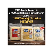 2kg İzmir Tulum+2kg Olgunlastirilmis Beyaz Peynir 1kg Lor Hedıyelı