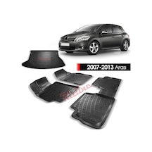 Toyota Uyumlu Auris Paspas Bagaj Havuzu 3D Rizline Set 2007-2013