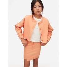 Nk Kids Kız Çocuk Pamuklu Planet Ceket-15557 Turuncu