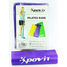 Povit Pilates Bandı 150 x 15 x 0.45mm -Mor Lks08 Mor