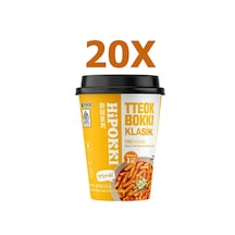 Hipokki Acı Ve Tatlı Soslu Kore Tteokbokki Pirinç Keki 120gr 20'li Set