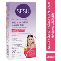 Yüz Sir Ağda Bantları Hassas Ciltler 20 Li