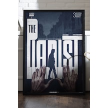 Piyanist Siyah Ahşap Çerçeveli Poster, Dekoratif Film Duvar Tablosu