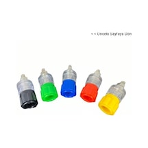 4.6mm Büyük Boy Şeffaf Born Klemens Sarı 1 Adet Sarı
