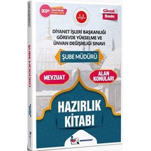 2024 Diyanet İşleri Başkanlığı Gys Ve Uds Şube Müdürü Hazırlık Kitabı Memur Sınav
