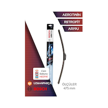 Bosch Aerotwin Retrofit Ar19u Klasik Kancalı Muz Tipi Ön Tek Silecek 475mm - 3397008533