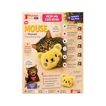 Mouse Peluş Kedi Oyuncağı Doğal Matatabi Li,dayanıklı,kediler İçin Eğlenceli Oyuncak