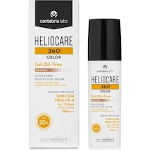 Heliocare 360 Gel Oil Free Renkli Bronze Yağsız Jel Güneş Koruyucu Sprey SPF50+ 50 ML