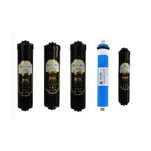 Ncs 12 İnç İnline Çubuklu Yerli 5 Li Black Filtre Seti
