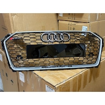 Hdm Audi A5 Rs5 Ön Panjur Gri Çerceve Piano Black 2017-2019 Arası Uyumlu