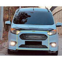 Ford Courier Krom Ön Panjur 7 Parça 2018-2023 Paslanmaz Çelik
