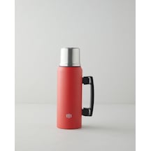 Good Mood Heatlock Çelik Bardaklı Termos 1 Litre Kırmızı