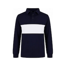 Trender Parçalı Lacivert Erkek Sweatshirt 2010