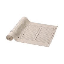Ikea Vararv Masa Runnerı 35 X 150 Cm Bej - Koyu Gri Gri - Bej