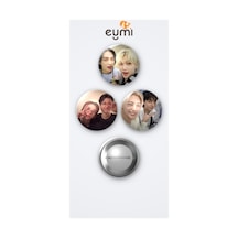 Stray Kids Kpop Grubu Felix Ve Hyunjin 3'lü Metal Rozet Seti 58mm İğneli Buton Çanta Yaka Rozeti Çok Renkli