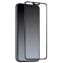 iPhone Uyumlu 12 Mini Kırılmaz Cam Nano Tam Kapatan Fiber Siyah