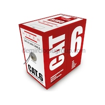 Hiper 305 Metre Cat6 24Awg  Kablo Beyaz Renk