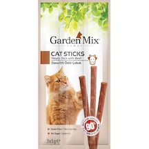 Garden Mix Dana Etli Stick Kedi Ödül Maması 3 x 5 G