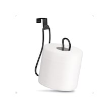 Tuvalet Kağıdı Tutucusu, Premium Metal Tasarım, Duvara Monte Edilebilir, Tek Rulo Kapasiteli, Banyo Organizasyonu İçin Pratik Çözüm Acı Kahve
